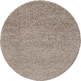 Ayyildiz, DOPREDAJ: 200x200 (průměr) kruh cm Kusový koberec Life Shaggy 1500 beige kruh, 200x200 (priemer) kruh, béžová, spálňa