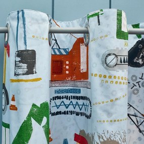 Modrý detský záves 2 ks 168x183 cm Digger Dreams – Catherine Lansfield