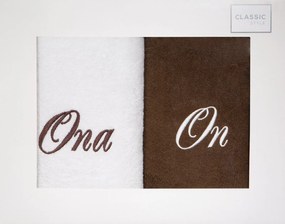 EUROFIRANY FROTÉ UTERÁK ONA ON SADA 2 KS 70X140 CM VIACFAREBNÁ