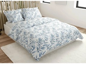 Obliečky z mikrovlákna KOVENDI modro-biele Rozmer obliečky: 70 x 90 cm | 140 x 220 cm