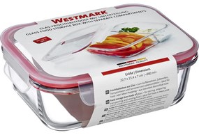 Westmark Sklenená dóza na potraviny s 2 priehradkami 980 ml