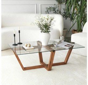 Asir Konferenčný stolík AMALFI 35x105 cm borovica/číra 552NOS2247
