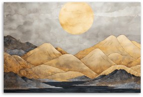 Gario Obraz na plátne Japonská krajina zlatých hôr Rozmery: 60 x 40 cm