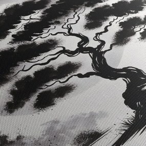 Obraz – Čiernobiela bonsai (90x60 cm)