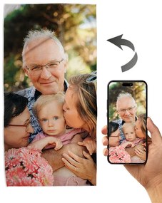 Sablio Osuška s vlastnou fotografiou: 70x140 cm