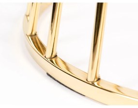 Okrúhly jedálenský stôl so sklenenou doskou ø 104 cm Floris – White Label