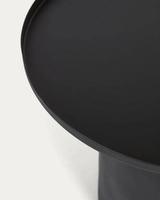 Kovový okrúhly odkladací stolík ø 45 cm Fleksa – Kave Home