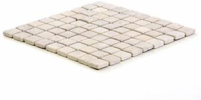 Mramorová mozaika Garth - krémová – obklady 1 m2