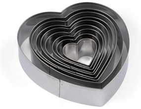 Vykrajovače v súprave 9 ks Heart – Blomsterbergs