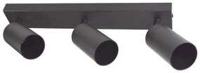 Bodové svietidlo FARGO 3xGU10/30W/230V čierna