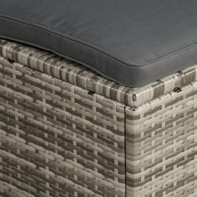 InternetovaZahrada - Ratanová zostava Santa Catalina - sivá