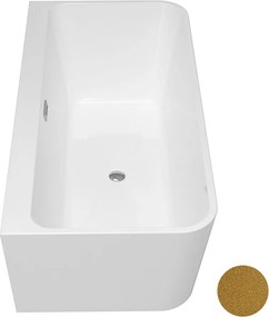 Besco Akrylátová voľne stojaca vaňa Varya Glam Z 170x80 BESCO-Typ výpuste: Click-Clack s prepadom, biela, BESCO-Rozmery: 170x80, BESCO-Farba: Biela/z…