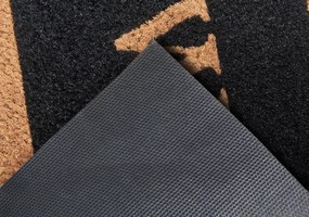 Hanse Home, Rohožka Welcome 105679 – na von aj na doma, 27x70, čierna, chodba / predsieň