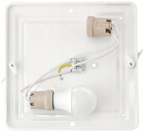 ECOLIGHT LED stropné svietidlo 2xE27 + 2x žiarovka Philips E27 10W