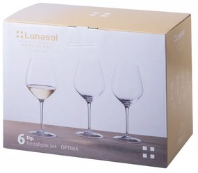 Lunasol - Poháre na biele víno 430 ml set 6 ks - Optima Glas Lunasol (322680)