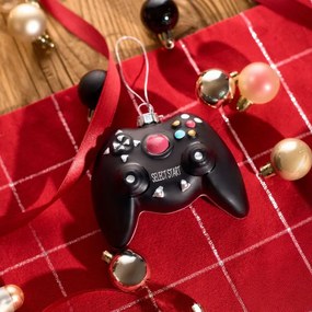 Vianočná ozdoba GLASSO herný ovládač 715037