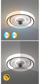 Rabalux 71009 - LED Stmievateľný stropný ventilátor HORACIO LED/67W/230V + DO