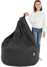 Sedací vak SAKO čierny ekokoža