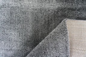 Koberec Microsofty 8301 Dark Grey – sivý shaggy obdĺžnik Rozmer: 200x290 cm