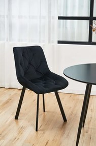 Set štyroch jedálenských stoličiek SJ.33 čierne