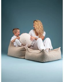 Svetlohnedý detský sedací vak z textílie buklé Chair – Wigiwama