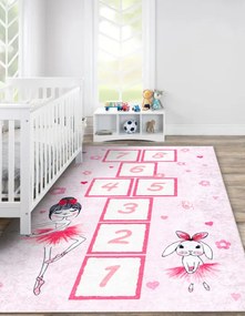 Detský koberec JUNIOR 51828.802 triedy / baletka, ružový