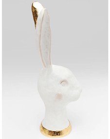 Bunny dekorácia 30 cm zlatá/biela