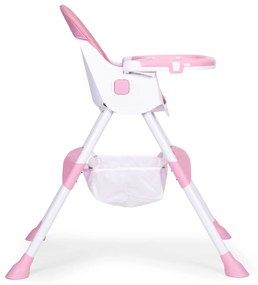 Detská stolička na kŕmenie, ružová, ECOTOYS
