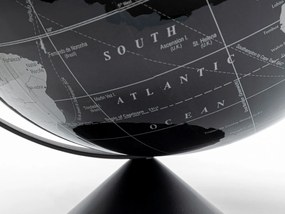 Globe dekorácia čierna 40 cm