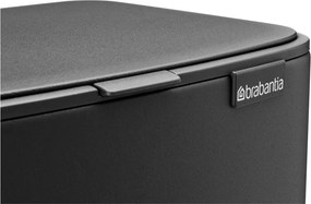 Tmavosivý pedálový oceľový odpadkový kôš 12 l Bo – Brabantia
