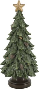 Zelený vianočný stromček so šiškami Noël Tree z polyresinu – Ø 11*24 cm