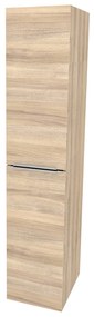 Mereo, Mereo Mailo, kúpeľňová skrinka vysoká 170 cm, chróm madlo, Multidecor, Blonde Liberty Elm, MER-CN594LPBLE1