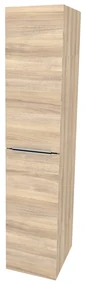 Mereo, Mereo Mailo, kúpeľňová skrinka vysoká 170 cm, chróm madlo, Multidecor, Blonde Liberty Elm, MER-CN594LPBLE1