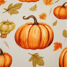 Plachta z mikrovlákna AUTUMN PUMPKINS farebné 90x200 cm
