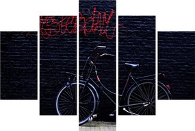 Obraz bicykla v Amsterdame (150x105 cm)