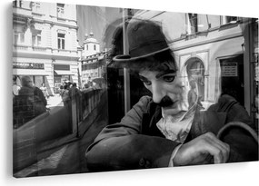 Obraz - Charles Chaplin v Prahe (90x60 cm)