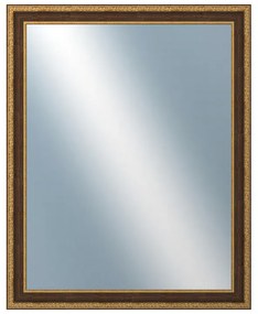 DANTIK - Zrkadlo v rámu, rozmer s rámom 80x100 cm z lišty KLASIK hnedá (3004)