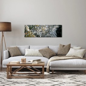 Obraz - Detail vetvy (s hodinami) (90x30 cm)