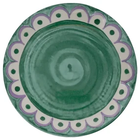 Zelené porcelánové taniere v súprave 6 ks ø 27 cm Tangeri green – Villa Altachiara