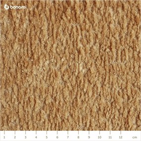 Čalúnená dvojlôžková posteľ s úložným priestorom s roštom 160x200 cm v horčicovej farbe Thessa Bold Line – Bonami Selection