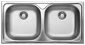 Deante ZEX_0203 - Kuchynský drez XYLO 43,5x78 cm satén