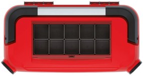 Kufr na nářadí SMARTTIX 50 x 25,1 x 24,3 cm černo-červený