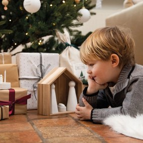 räder Drevený betlehem Nativity Scene
