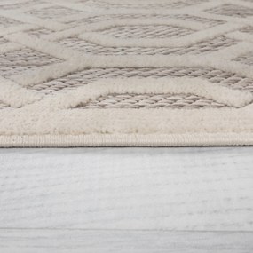 Flair Rugs koberce Kusový koberec Piatto Mataro Natural – na von aj na doma - 200x290 cm