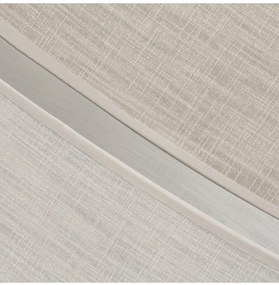Závesné svietidlo Len, 1x béžové/svetlobéžové textilné tienidlo, (fi 20 cm), w