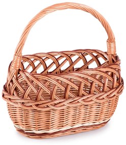 Nákupný kôš prútený Dame I.š. 43 x hl. 26 x v. 29/39(cm)
