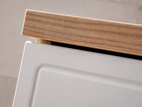 Kúpeľňová skrinka CMD SAMOA 800 dub artisan/biely mat