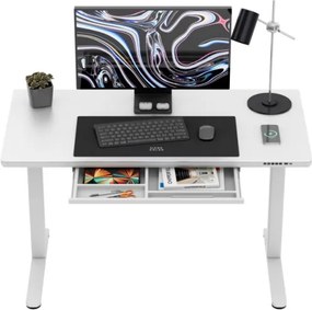 Elektrický výškovo nastaviteľný stôl Mark Adler Leader 8.5 biely