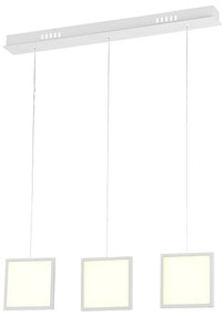 Závesné LED svietidlo Dixon, 3x LED 21w, 4000k, ch