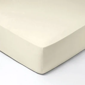 Posteľná plachta Jersey 90x200 cm Farba: 059-smotanová